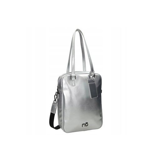 Duża, srebrna torebka na ramię Nobo Nobo One size promocyjna cena NOBOBAGS.COM