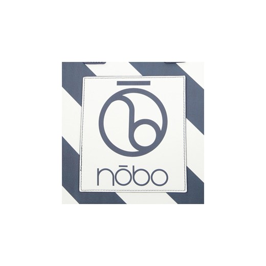 Duża shopperka Nobo w granatowo-białe pasy Nobo One size wyprzedaż NOBOBAGS.COM
