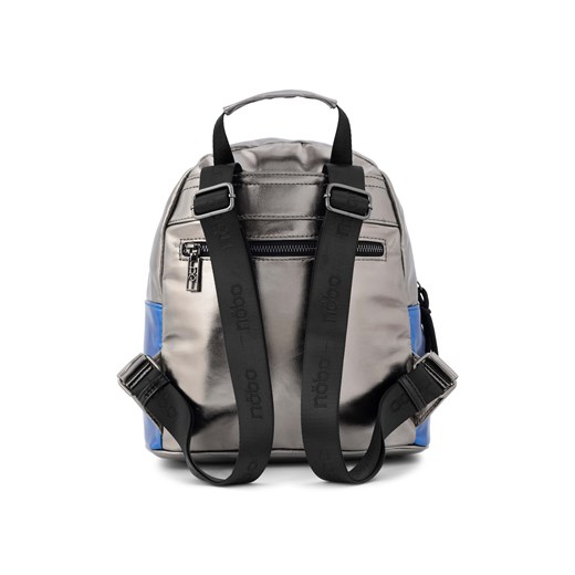 Kompaktowy plecak Nobo w niebiesko-srebrnym kolorze Nobo One size NOBOBAGS.COM wyprzedaż