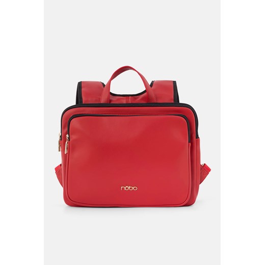 Recyklingowy plecak Nobo na laptopa 14" czerwony Nobo One size promocyjna cena NOBOBAGS.COM