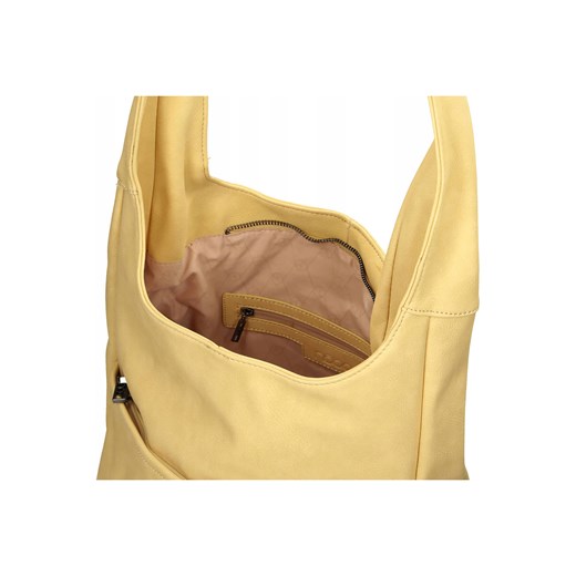 Żółta torbka na ramię z kieszeniami Nobo One size okazja NOBOBAGS.COM