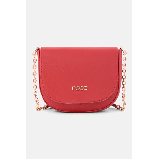 Czerwona listonoszka Nobo z monogramem Nobo One size promocyjna cena NOBOBAGS.COM
