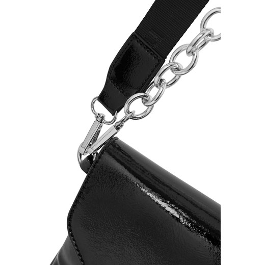 Dwukomorowa kopertówka Nobo naplak czarna Nobo One size okazja NOBOBAGS.COM