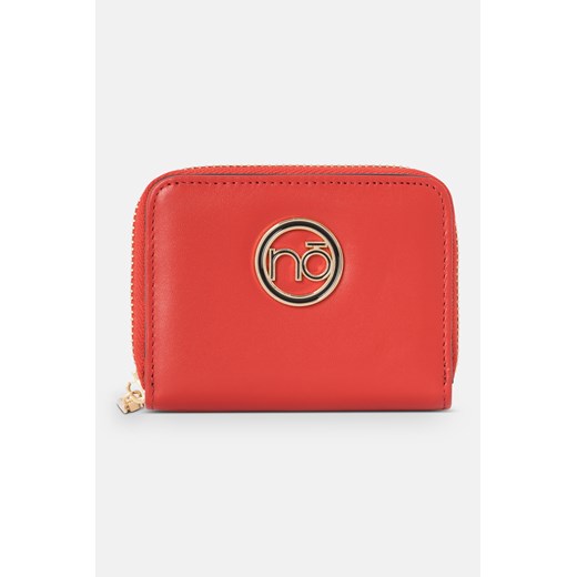 Mały skórzany portfel Nobo czerwony Nobo One size promocyjna cena NOBOBAGS.COM