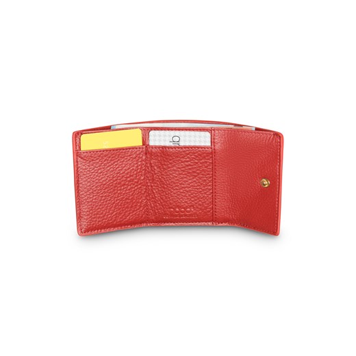 Mały portfel z klapką Nobo croco czerwony Nobo One size wyprzedaż NOBOBAGS.COM