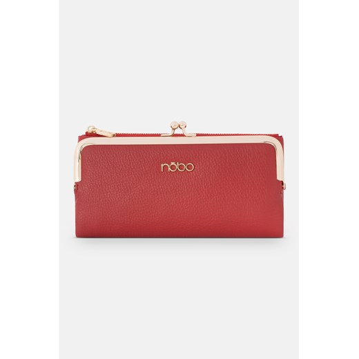Damski portfel Nobo z biglem czerwony Nobo One size promocja NOBOBAGS.COM