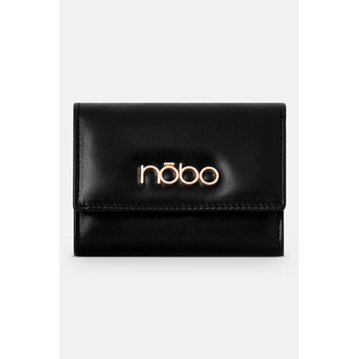Mały portfel z klapką Nobo nappa czarny Nobo One size promocyjna cena NOBOBAGS.COM