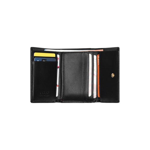 Mały portfel z klapką Nobo nappa czarny Nobo One size promocja NOBOBAGS.COM