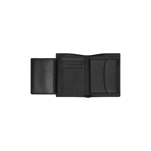 Duży męski skórzany portfel Nobo czarny Nobo One size NOBOBAGS.COM promocyjna cena