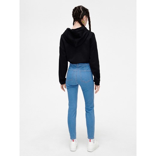 Cropp - Jeansy skinny - niebieski Cropp 40 wyprzedaż Cropp