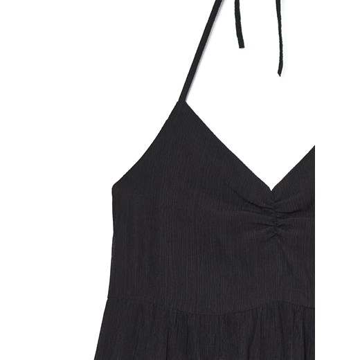 Cropp - Luźna czarna sukienka - czarny Cropp XS wyprzedaż Cropp