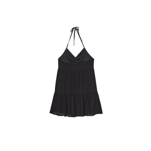 Cropp - Luźna czarna sukienka - czarny Cropp XL okazja Cropp