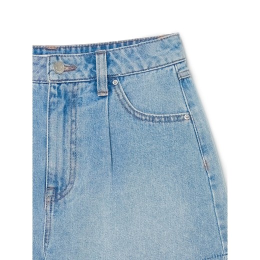 Cropp - Jeansowe szorty bermudy - niebieski Cropp 38 wyprzedaż Cropp