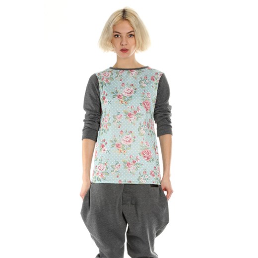 Bluza overprint "Minty fresh" mybaze-com bawełna