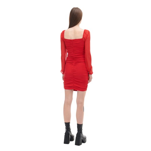 Cropp - Czerwona sukienka mini - czerwony Cropp M Cropp