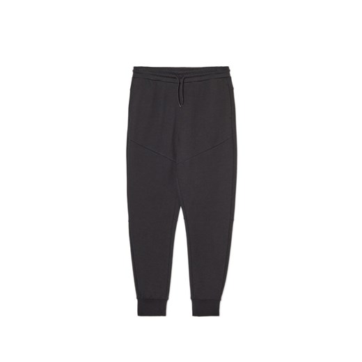 Cropp - Czarne dresowe joggery - czarny Cropp L Cropp