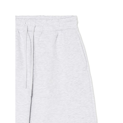 Cropp - Szare dresowe joggery - jasny szary Cropp S Cropp