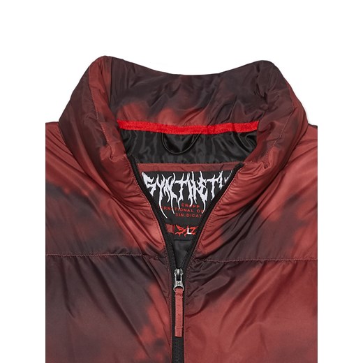 Cropp - Wzorzysta kurtka puffer - kasztanowy Cropp XS wyprzedaż Cropp