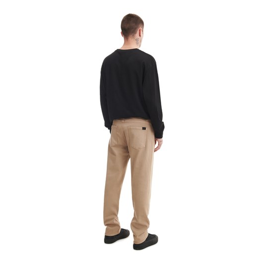 Cropp - Beżowe spodnie regular - beżowy Cropp 36 Cropp