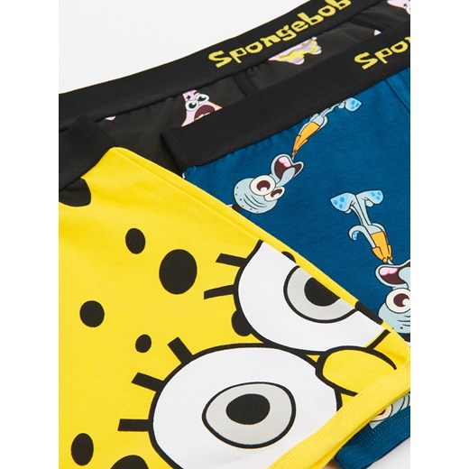 Cropp - 3 pack bokserek SpongeBob - czarny Cropp L Cropp