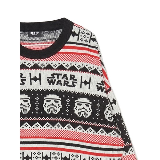 Cropp - Świąteczny sweter Star Wars - czerwony Cropp M Cropp wyprzedaż