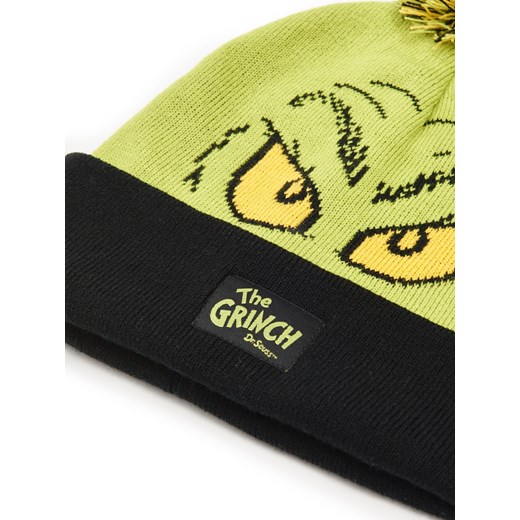 Cropp - Zimowa świąteczna czapka Grinch - zielony Cropp Uniwersalny Cropp