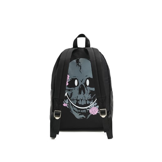 Cropp - Czarny plecak Smiley® - czarny Cropp Uniwersalny okazyjna cena Cropp