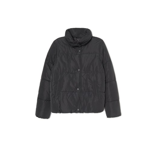 Cropp - Czarna kurtka puffer - czarny Cropp XS Cropp