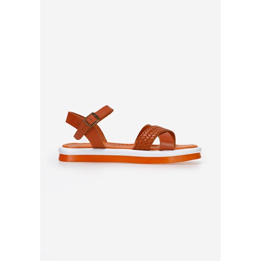 Pomarańczowe sandały damskie skórzane Noveira Zapatos 36 Zapatos okazja