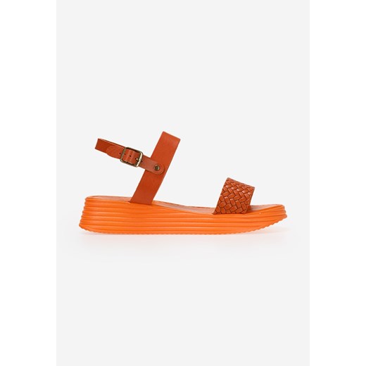 Pomarańczowe sandały skórzane Legoa Zapatos 40 promocyjna cena Zapatos