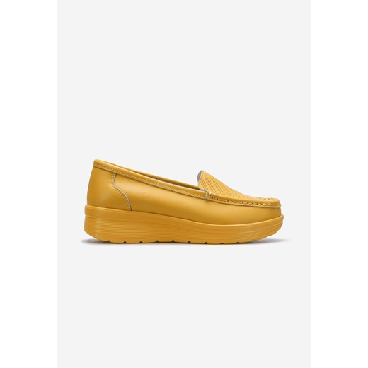 Żółte mokasyny damskie skórzane Ciela Zapatos 36 promocja Zapatos