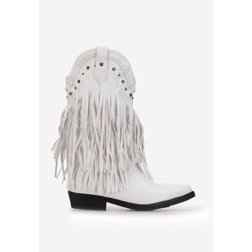 Białe kozaki kowbojki damskie Brysma Zapatos 40 okazyjna cena Zapatos