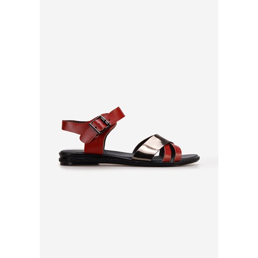Bordowe sandały damskie skórzane Casiella Zapatos 40 promocja Zapatos