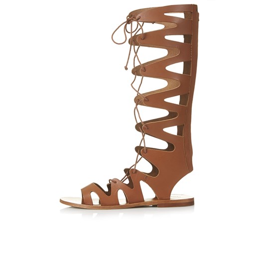 FIGTREE Gladiator Sandals topshop brazowy 