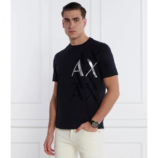 T-shirt męski Armani Exchange z krótkim rękawem bawełniany 