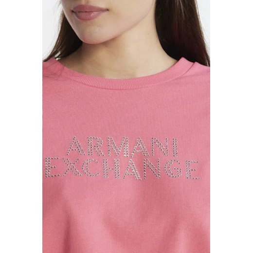 Bluza damska różowa Armani Exchange 
