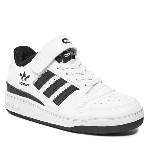 Buty sportowe dziecięce białe Adidas wiązane 