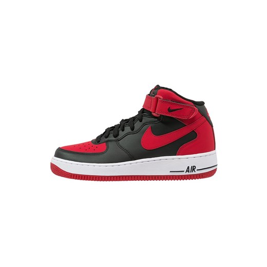 Nike Sportswear AIR FORCE 1 MID '07 Tenisówki i Trampki wysokie black/gym red/white zalando czerwony midi