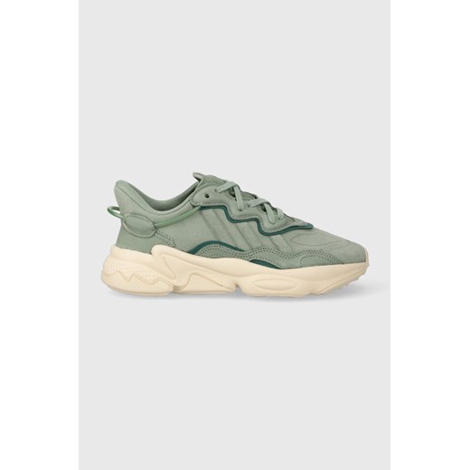 adidas Originals sneakersy zamszowe Ozweego kolor zielony IE9508 40 ANSWEAR.com