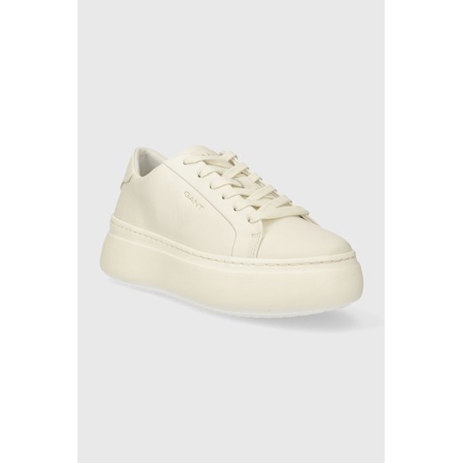 Gant sneakersy skórzane Jennise kolor biały 28531491.G29 Gant 36 ANSWEAR.com
