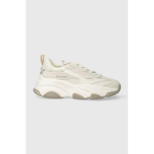 Steve Madden sneakersy Possession-E kolor beżowy SM19000033 ze sklepu ANSWEAR.com w kategorii Buty sportowe damskie - zdjęcie 167576302