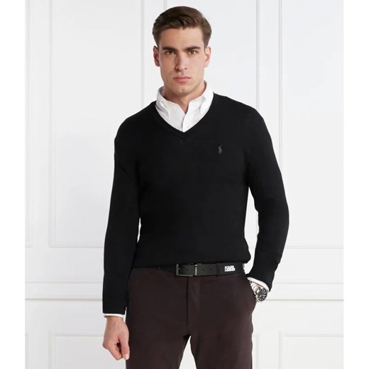 POLO RALPH LAUREN Wełniany sweter | Slim Fit ze sklepu Gomez Fashion Store w kategorii Swetry męskie - zdjęcie 167577452
