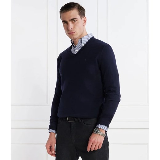 POLO RALPH LAUREN Wełniany sweter | Slim Fit Polo Ralph Lauren XL okazyjna cena Gomez Fashion Store