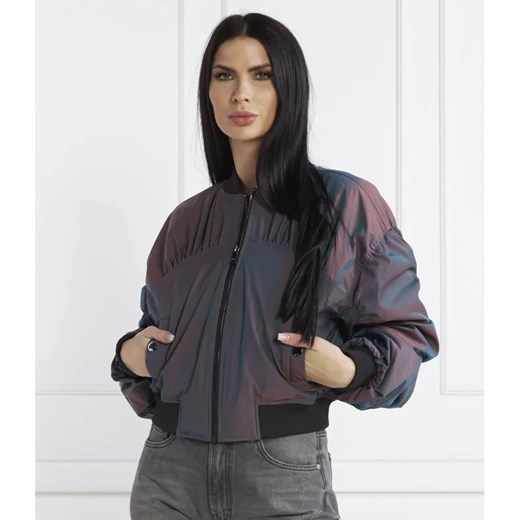 Karl Lagerfeld Kurtka bomber iridescent | Regular Fit ze sklepu Gomez Fashion Store w kategorii Kurtki damskie - zdjęcie 167577603