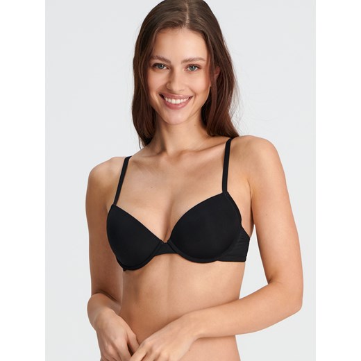 Sinsay - Biustonosz push-up - czarny Sinsay 75A Sinsay