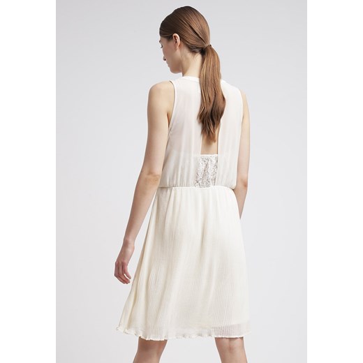 Vero Moda VMJASMINE Sukienka koszulowa oatmeal zalando bezowy bez wzorów/nadruków