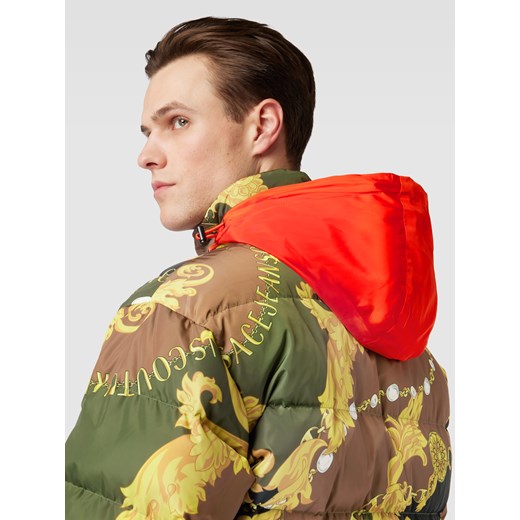 Kurtka męska Versace Jeans w wojskowym stylu moro