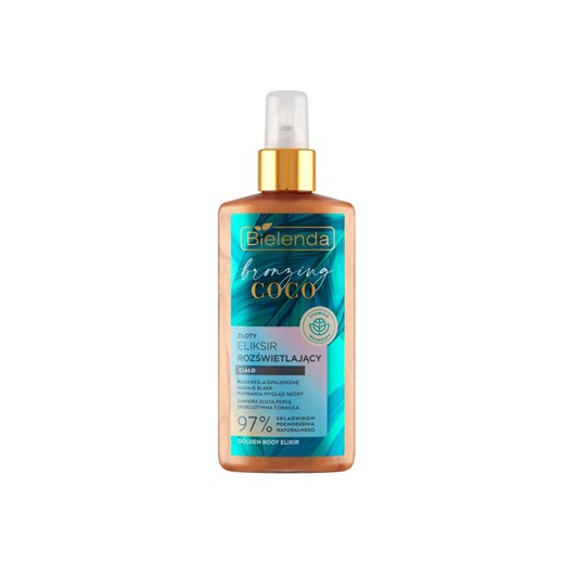 BRONZING COCO Rozświetlający złoty eliksir do ciała, 150ml Bielenda one size okazja 5.10.15