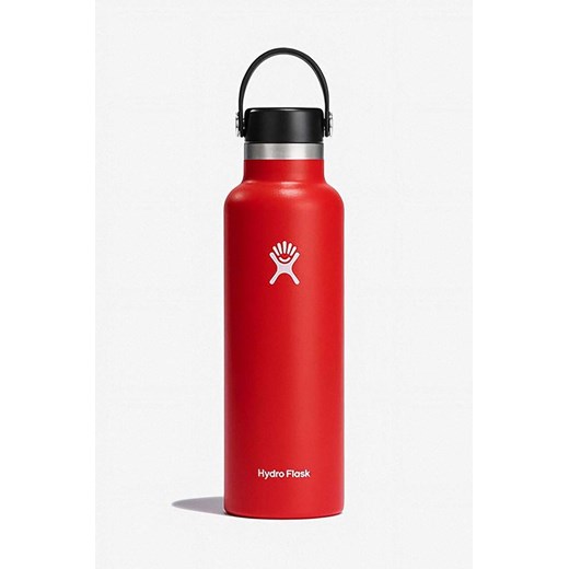 Hydro Flask butelka termiczna 21 OZ Standard Flex Cap S21SX612 kolor czerwony ze sklepu ANSWEAR.com w kategorii Bidony i butelki - zdjęcie 167620564