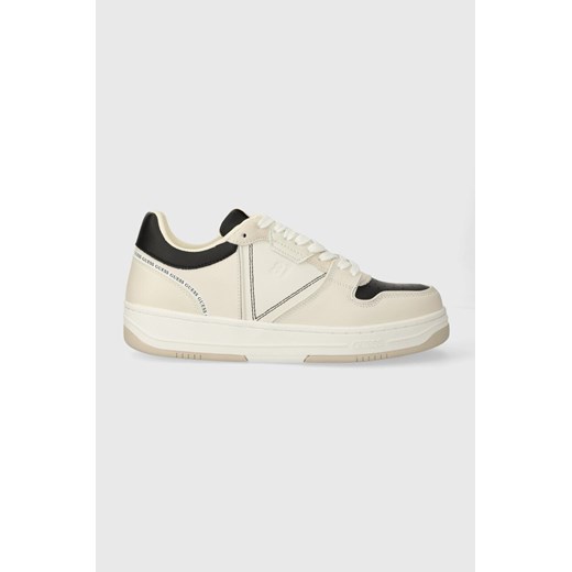 Guess sneakersy ANCONA LOW kolor beżowy FMPANC ELE12 ze sklepu ANSWEAR.com w kategorii Buty sportowe męskie - zdjęcie 167620850